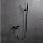 Grifo ducha termostatico Line black gun metal de Imex
